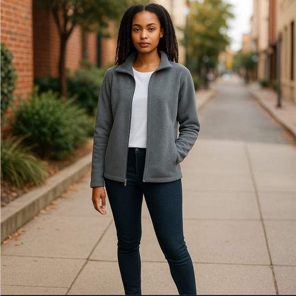 Cabela’s Women’s Fleece Zip Up Jacket - Picture 1 of 6